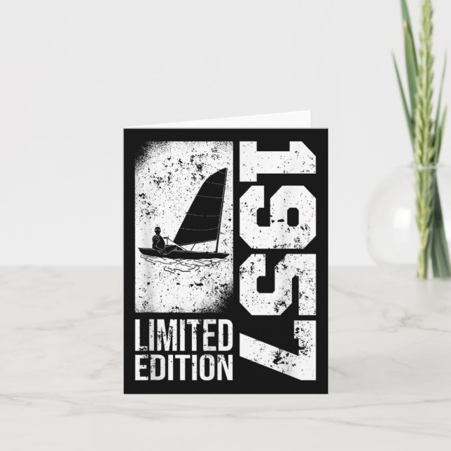 Tarjeta Vintage 1957 Birthday Ding (Anverso)