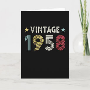 Tarjeta Vintage 1958 70th Birthday Gift de 70 años