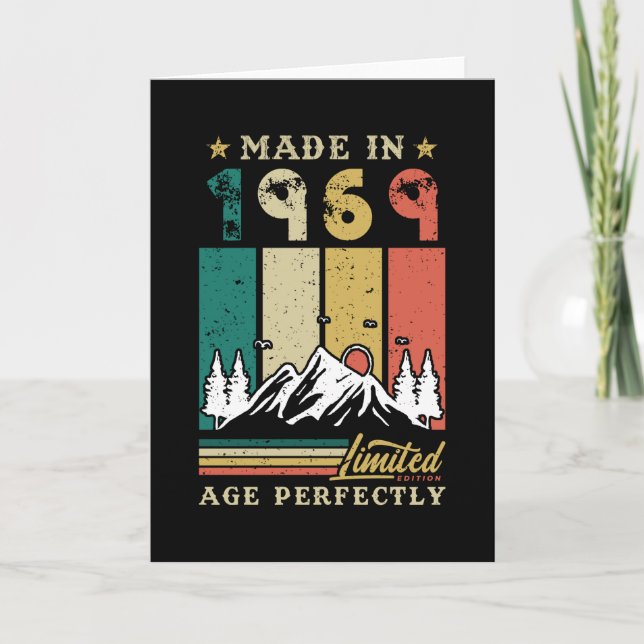 Tarjeta Vintage 1969 Cumpleaños (Anverso)