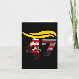 Tarjeta Vintage 47 Trump Hair 5