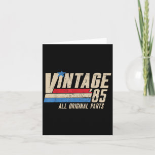 Tarjeta Vintage 85 Retro 40 Cumpleaños 1985 Papá 40 Para L