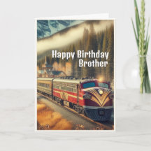 Vintage Art Deco Train Brother