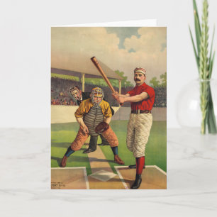 Tarjeta Vintage Baseball
