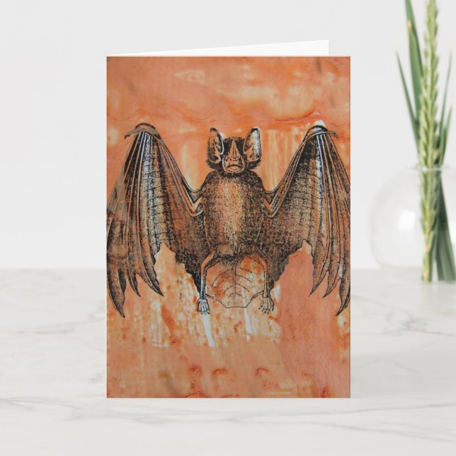 Tarjeta Vintage Bat (Anverso)