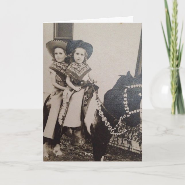TARJETA VINTAGE BESTIE BFF GIRLFRIEND CARD PERSONALIZADA (Anverso)