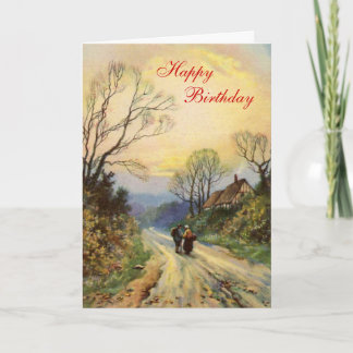 Tarjeta Vintage Birthday