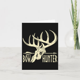 Tarjeta Vintage Bow Hunter American Deer Huning Archery