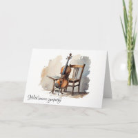 Vintage Cello con Satisfacción de Silla