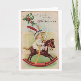 Tarjeta Vintage Christmas 1940 Retro Personalizado Textos