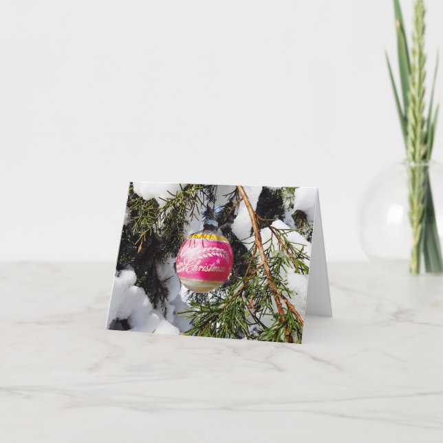 Tarjeta Vintage Christmas Card (Anverso)