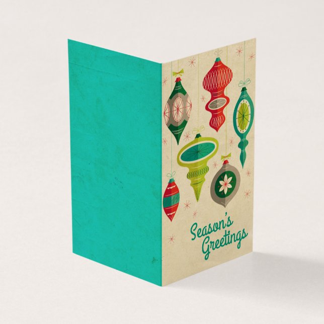 Tarjeta Vintage Christmas Card (Exterior)