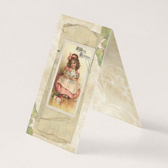 Tarjeta Vintage Christmas Card (Anverso)
