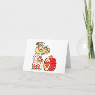 Tarjeta Vintage Clown Valentine