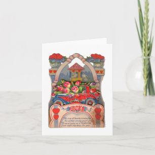 Tarjeta Vintage Crop Of Love Valentine