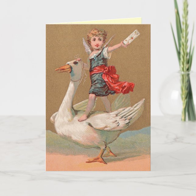 Tarjeta Vintage de Cumpleaños (Anverso)