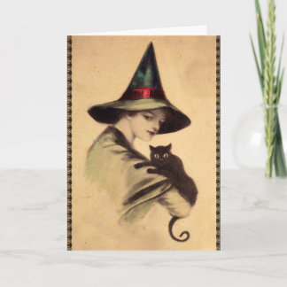 Tarjeta Vintage de Halloween, Circa 1920