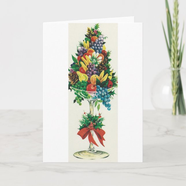 Tarjeta Vintage de navidad (Anverso)