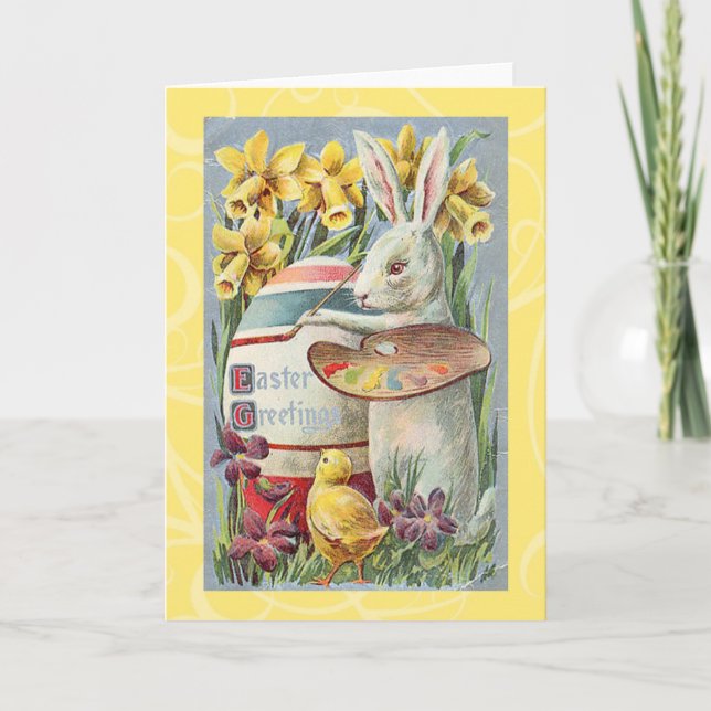Tarjeta Vintage de Pascua (22) (Anverso)