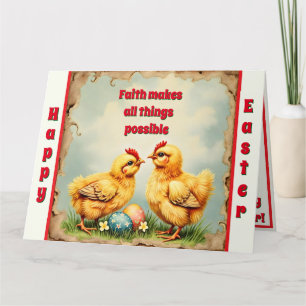 Tarjeta Vintage de Pascua 2 colección de vacaciones de pol