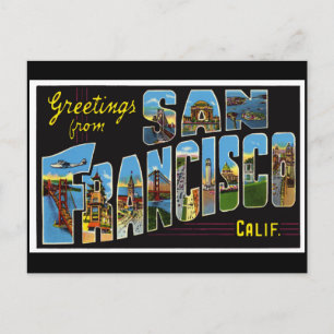 Tarjeta Vintage de San Francisco