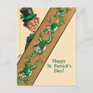 Tarjeta Vintage del Día de San Patricio