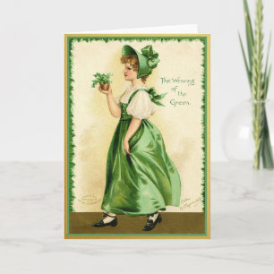 Tarjeta Vintage del Día de San Patricio