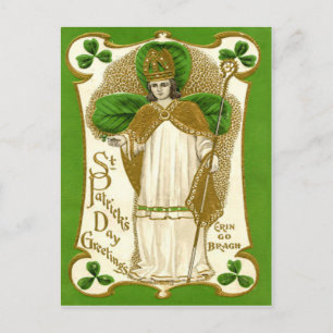 Tarjeta Vintage Día de San Patricio
