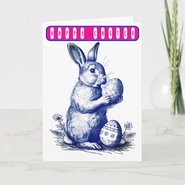 Tarjeta Vintage Easter (Anverso)