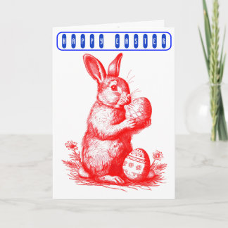 Tarjeta Vintage Easter