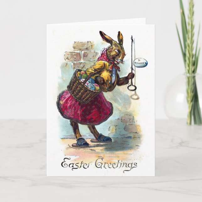 TARJETA VINTAGE EASTER (Anverso)