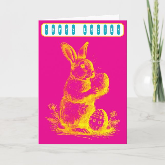 Tarjeta Vintage Easter (Anverso)