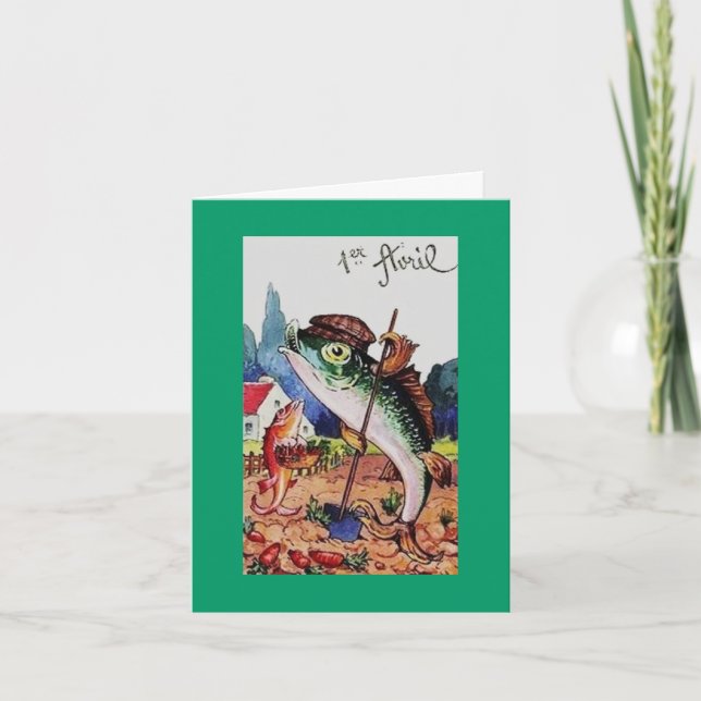 Tarjeta Vintage Feliz Día de los Inocentes (Anverso)