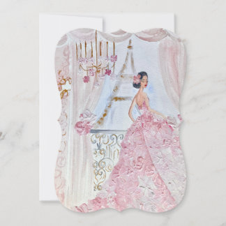 Tarjeta Vintage Fleur Bella Rosa 1