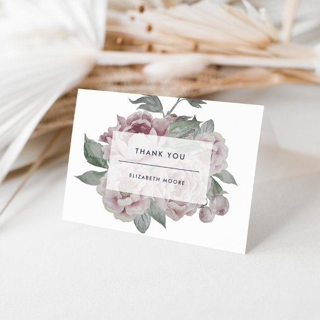 Tarjeta Vintage Floral Gracias (Subido por el creador)