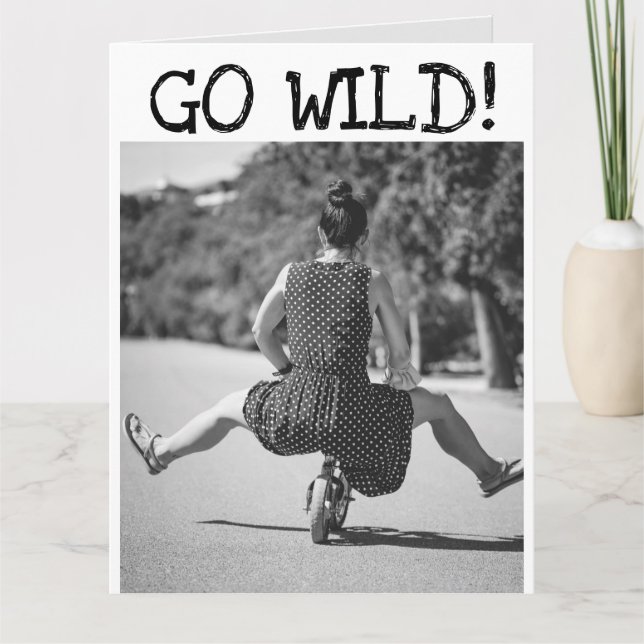 TARJETA VINTAGE FRIEND FUNNY BIRTHDAY BREETING CARDS (Anverso)