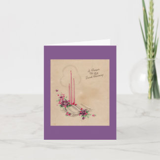 Tarjeta Vintage Get Well Praing