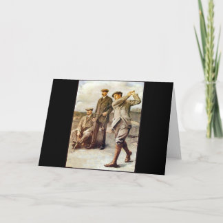 Tarjeta Vintage Golf