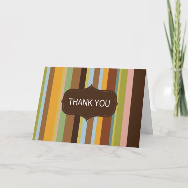 Tarjeta Vintage Gracias (Anverso)