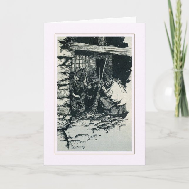 Tarjeta Vintage Halloween (Anverso)