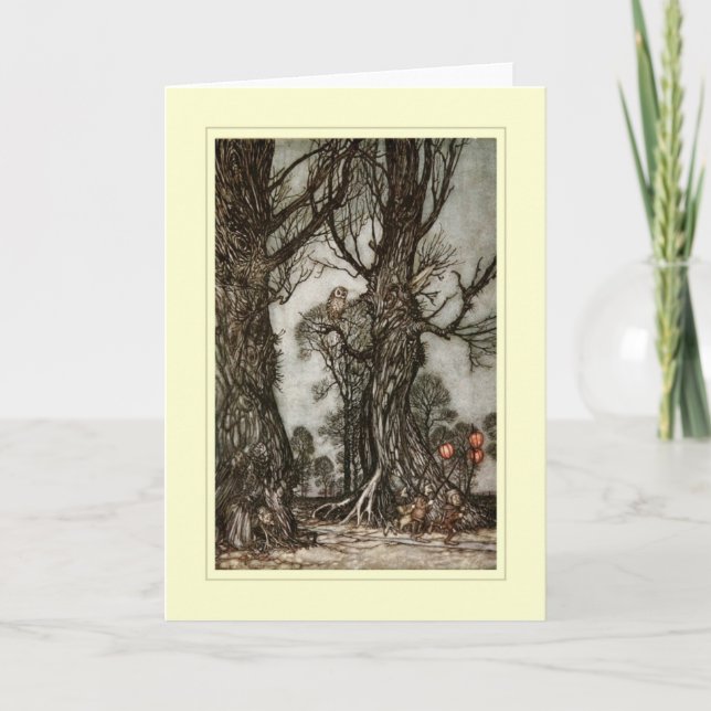 Tarjeta Vintage Halloween (Anverso)