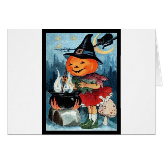 Tarjeta Vintage Halloween