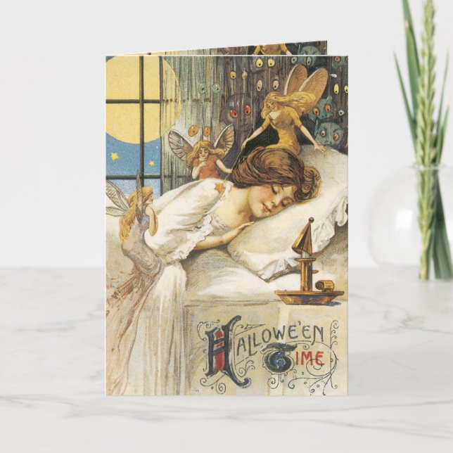 Tarjeta Vintage Halloween Card (Anverso)