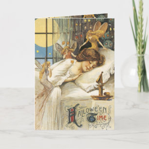 Tarjeta Vintage Halloween Card