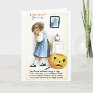 Tarjeta Vintage Halloween Card