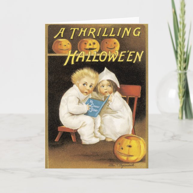 Tarjeta Vintage Halloween Card (Anverso)