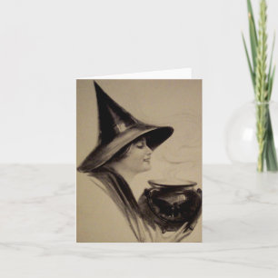 Tarjeta Vintage Halloween Card