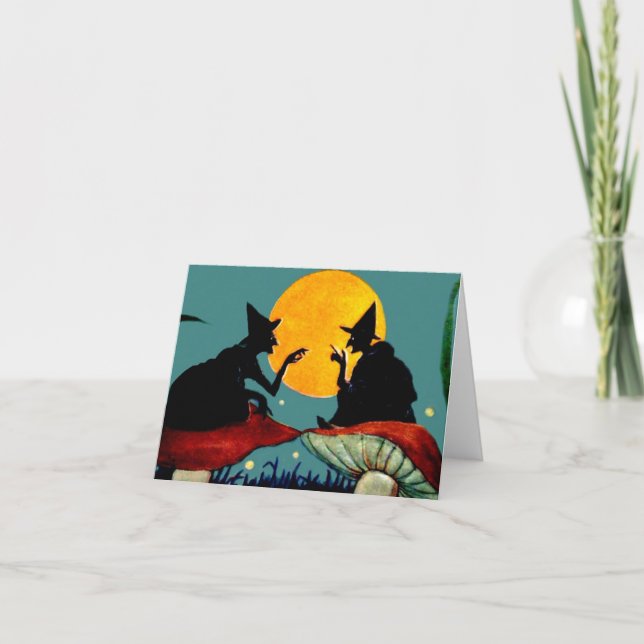 Tarjeta Vintage Halloween Card (Anverso)