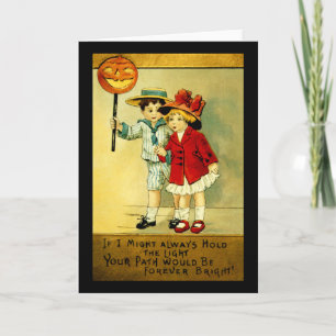 Tarjeta Vintage Halloween Card