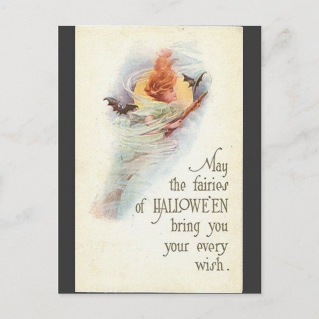 tarjeta vintage-halloween-mujer-murs-broomstick (Anverso)