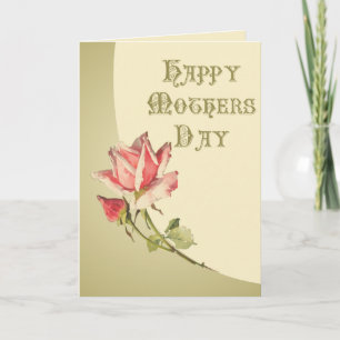 Tarjeta Vintage Happy Mother's Day Card